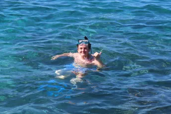Jacques snorkeling