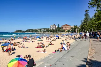 Aux marches de la Surf Beach de Manly à Sydney, en Australie!