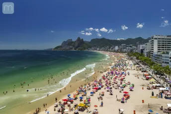 Praia do Arpoador no Rio de Janeiro