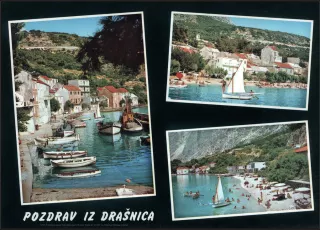12011 R Drašnice Izdavač Foto Ozeha Split 378 SAGI Trieste 26. VII.1972. za Flora Dujić Račkoga 9 Zagreb