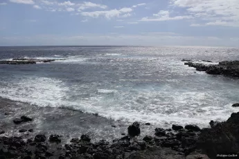 L'océan Indien à la pointe au Sel, à Saint-Leu