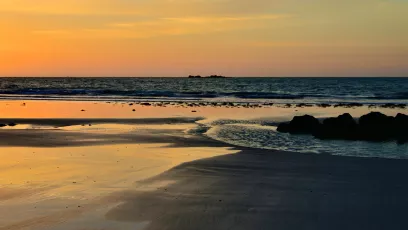 Plage de Pors ar Villiec, Locquirec