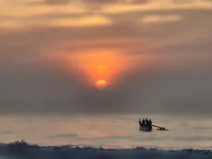 Seascape in Sri Lanka