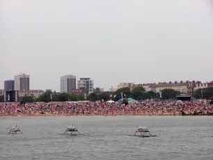 Firework Floats, Solent, Hampshire