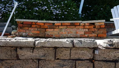 Brick and Block. Opossum Bay, Tasmania.