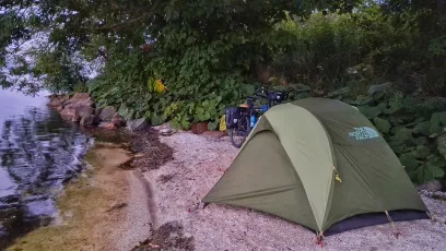 Op een Tropisch strandje aan het Muider Meer 🇳🇱