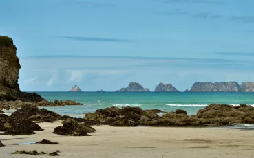 Les Tas de Pois depuis Goulien