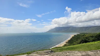 Captain Cook Hwy (Cairns to Port Douglas) - Rex Lookout with Trinity Bay and Wangetti Beach