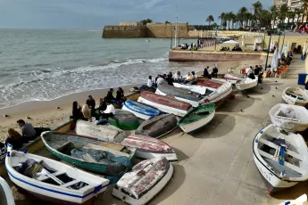 Cadiz, La Caleta Beach, Spain