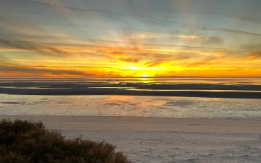 Sunset north of Puerto Peñasco