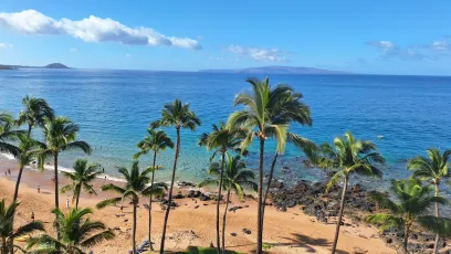 Keawakapu Beach in the morning