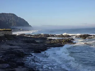 Looking North to Yachats (Oregon)