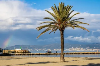 Partial rainbow over Majorca