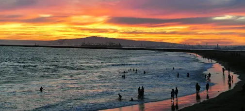 Sunset Huntington Beach CA - #1917