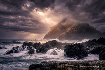 Drama over Roque de Garachico