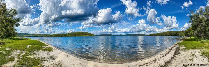 Western Side of Smiths Lake, New South Wales, Australia