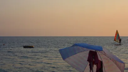 Summer Colors At Sunset.