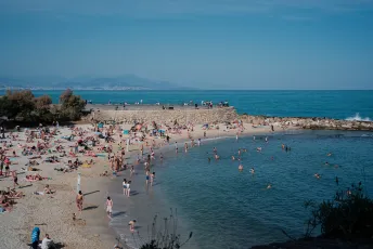 Plage de la gravette, 1er mai, Antibes