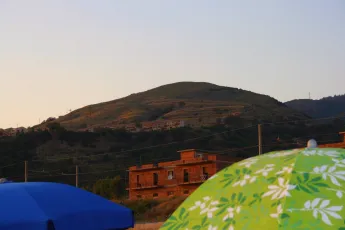 Warm Light On The Hills.