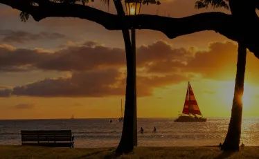 Waikiki Beach Sunset