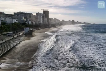 Praia do Leblon no Rio de Janeiro