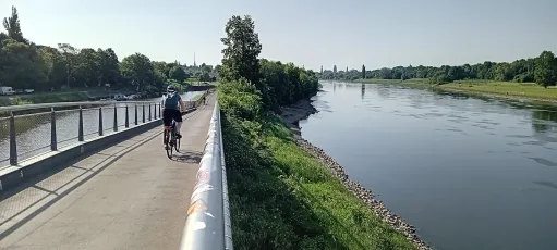 Heute Morgen Auf Dem Elberadweg...