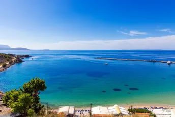 Remataki beach next to Pythagoreion, Samos Isl.