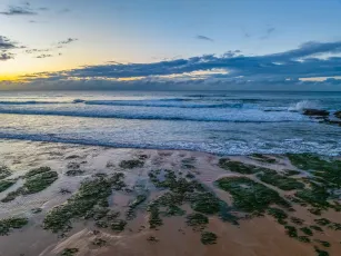 Winter Sunrise at the Seaside